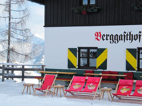 Berggasthof im Winter